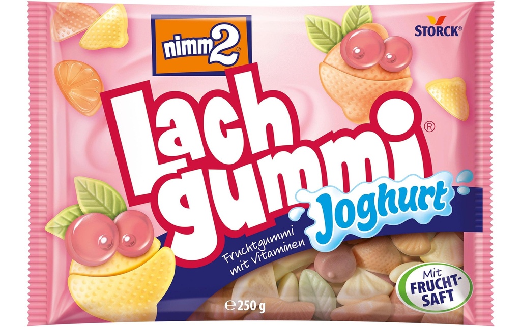 Storck Bonbons gommeux Nimm2 Gomme au rire Yoghurt 250 g