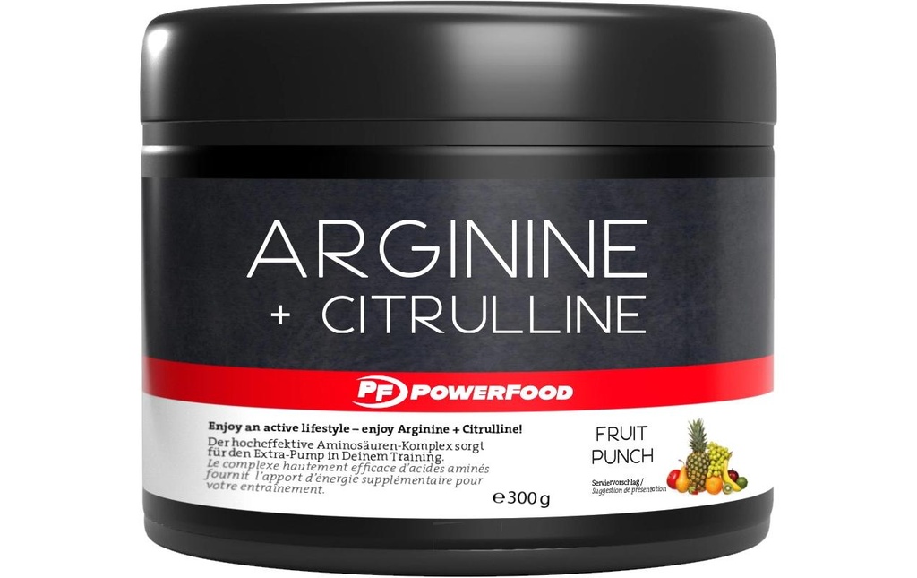 PowerFood Poudre One Arginine + Citrulline Fruité 300 g