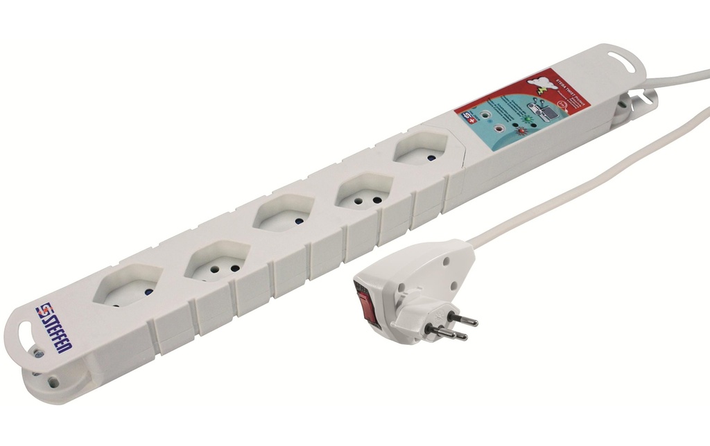 STEFFEN Bloc multiprises STEBA TWIST VARILAS 5x T13