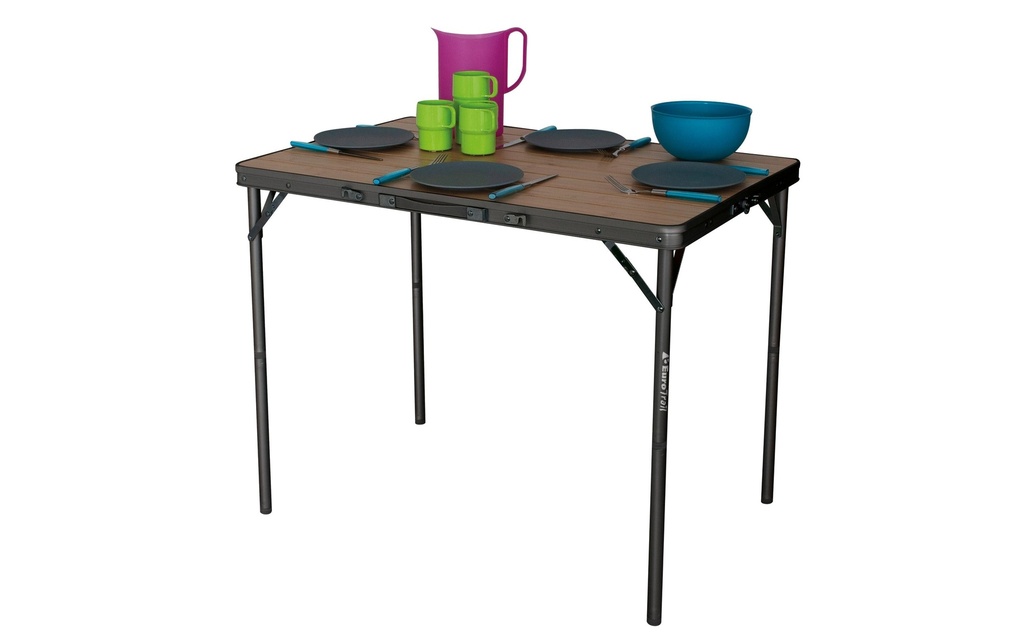 Eurotrail Table de camping Balazuc 90 cm x 60 cm