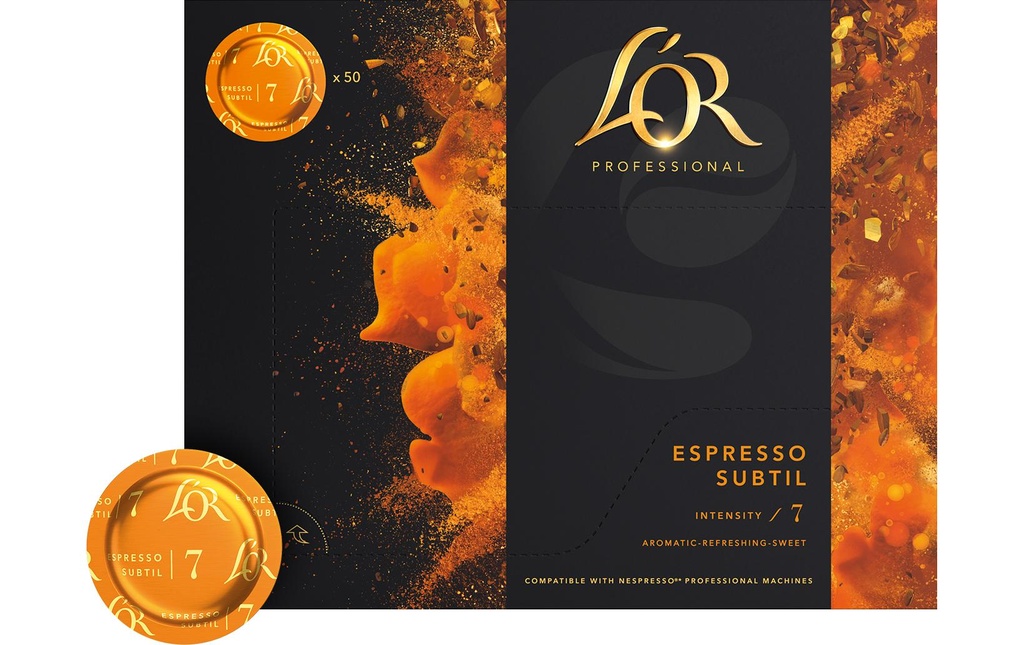 L'Or Professional Pads Espresso Subtil 7 50 pièces