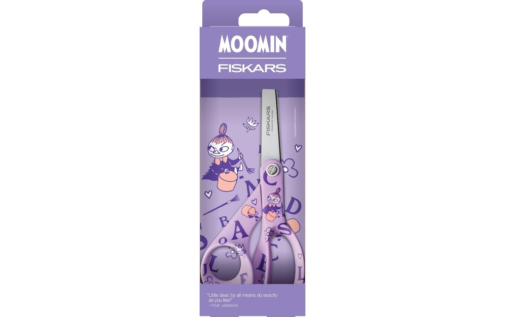 Fiskars Ciseaux Universal Moomin ABC Littly M 21 cm, lilas