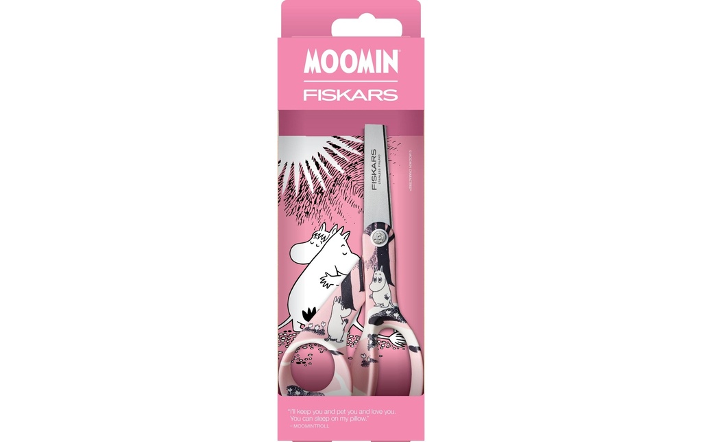 Fiskars Ciseaux Universal Moomin Love 21 cm, rose