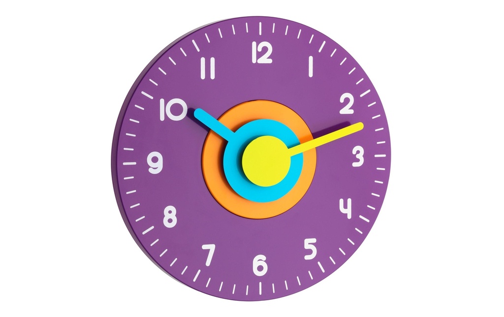 TFA Dostmann Horloge murale Ø 23 cm, violet
