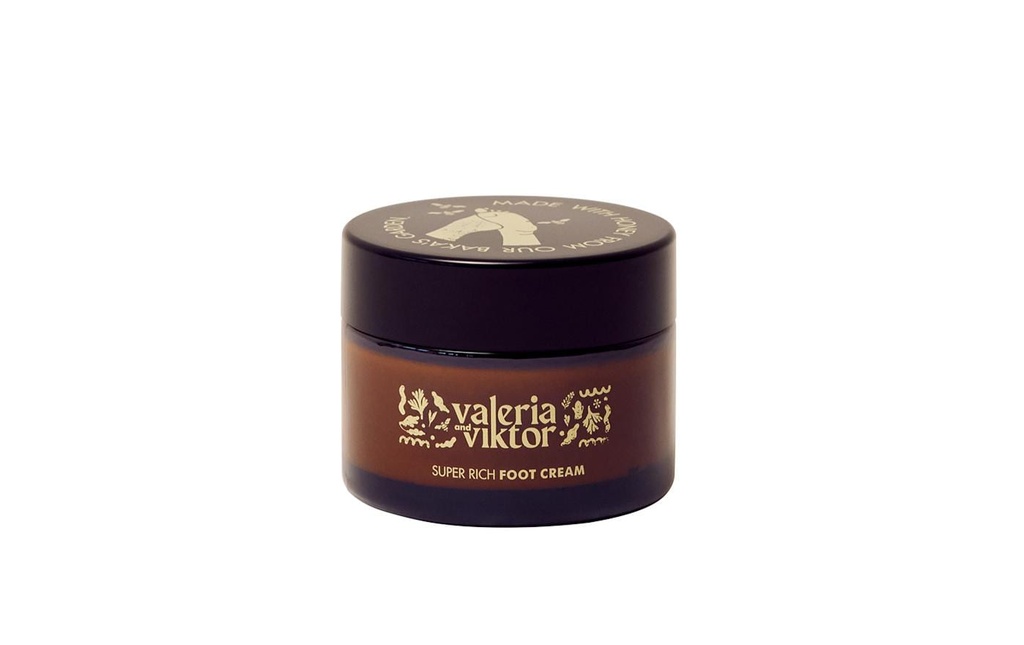 Valeria and Viktor Crème pour les pieds Miel super riche 50 ml