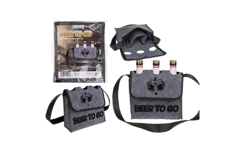 Partyartikel Accessoires de fête Sac Beer to go avec 3 compartiments