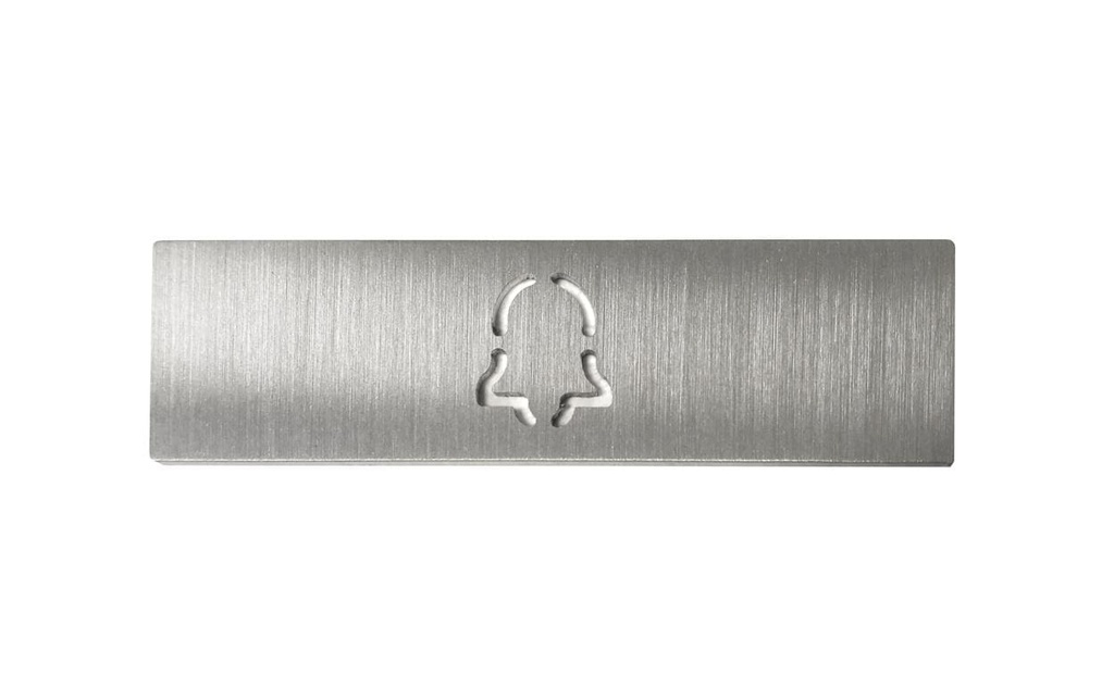 Doorbird Plaque nominative pour un bouton d'appel pour la série D21x