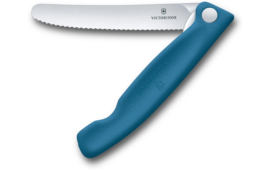 Victorinox Couteau de pique-nique Swiss Classic, 11 cm, bleu