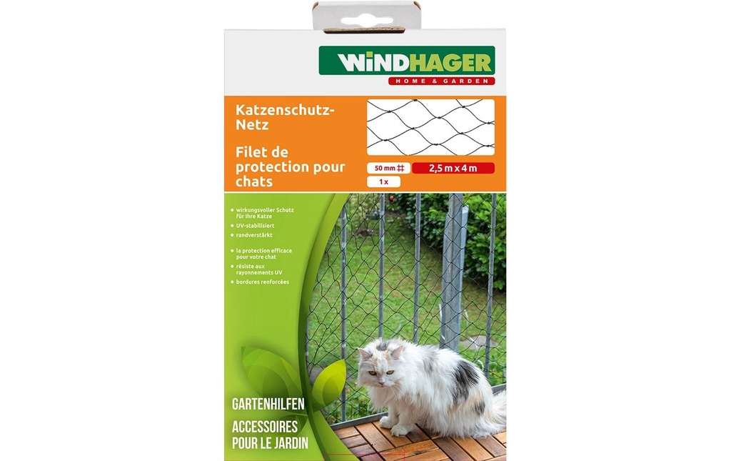 Windhager Filet anti-chat extra fort 2,5 x 4 m