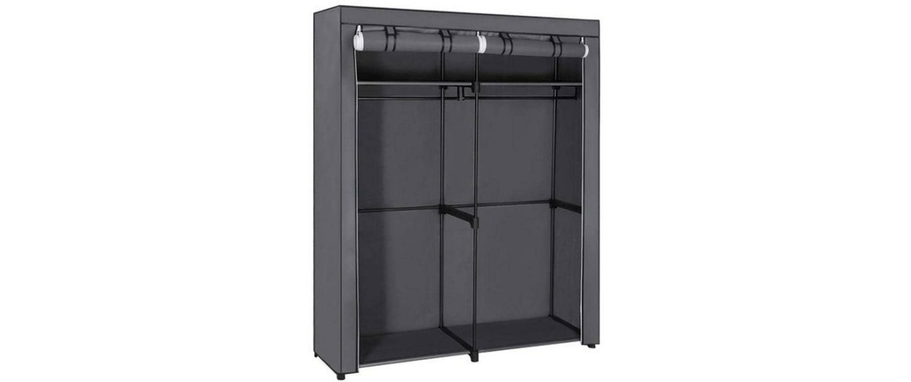 Songmics Étagère Gris, 43 cm (L) x (H) x 174 cm 140 cm