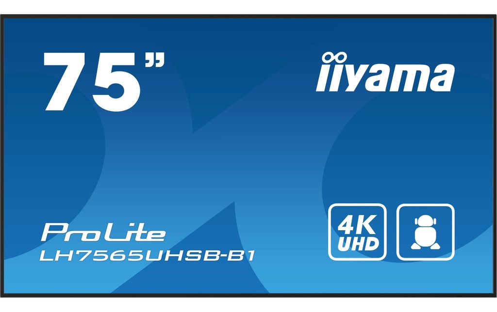 iiyama Ecran Public ProLite LH7565UHSB-B1 74.5