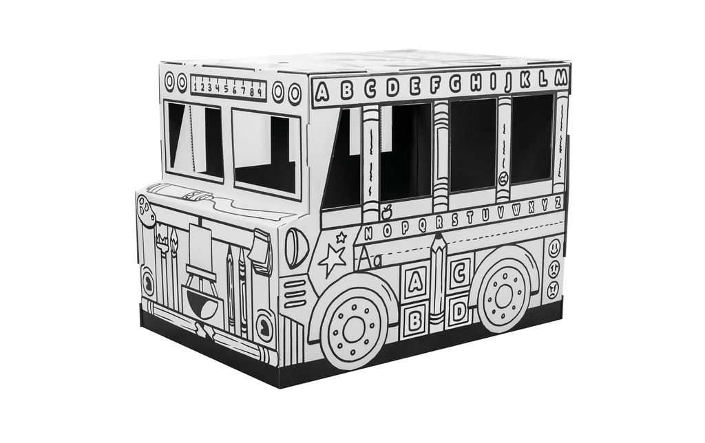 Fellowes Bus de jeu à colorier Outer 83.8 x 78.7 x 114.3 cm