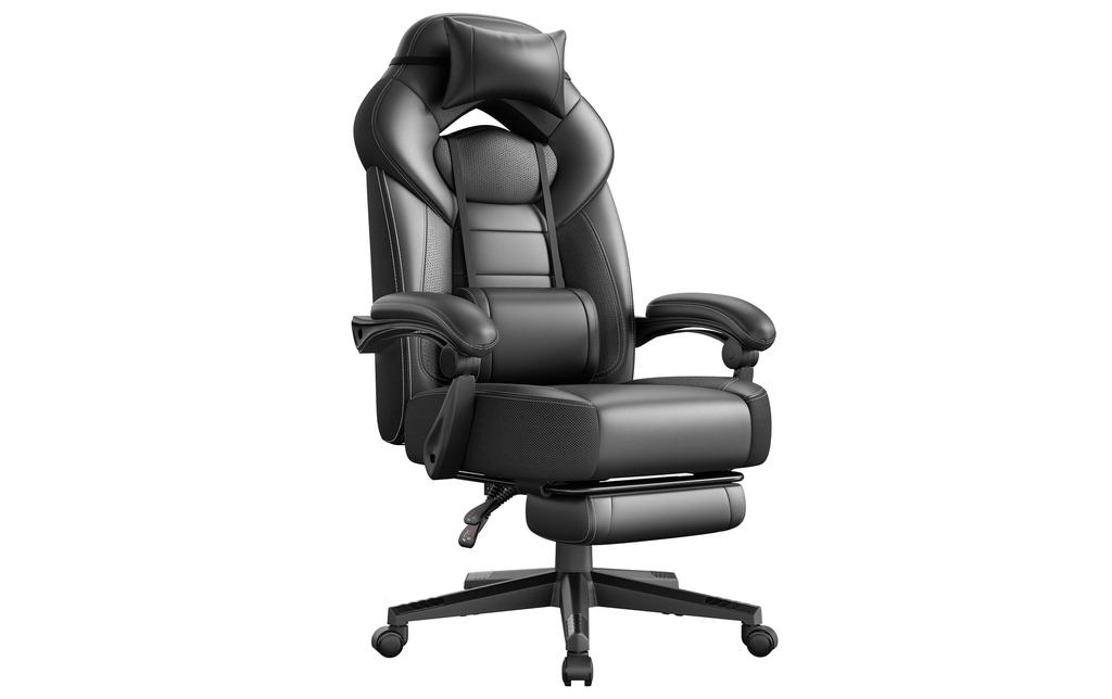 Songmics Chaise de jeu 70 x 64 x 128 cm Noir