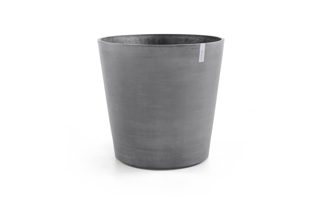 Ecopots Pot de fleur Amsterdam Wheels Ø 60 cm Grey