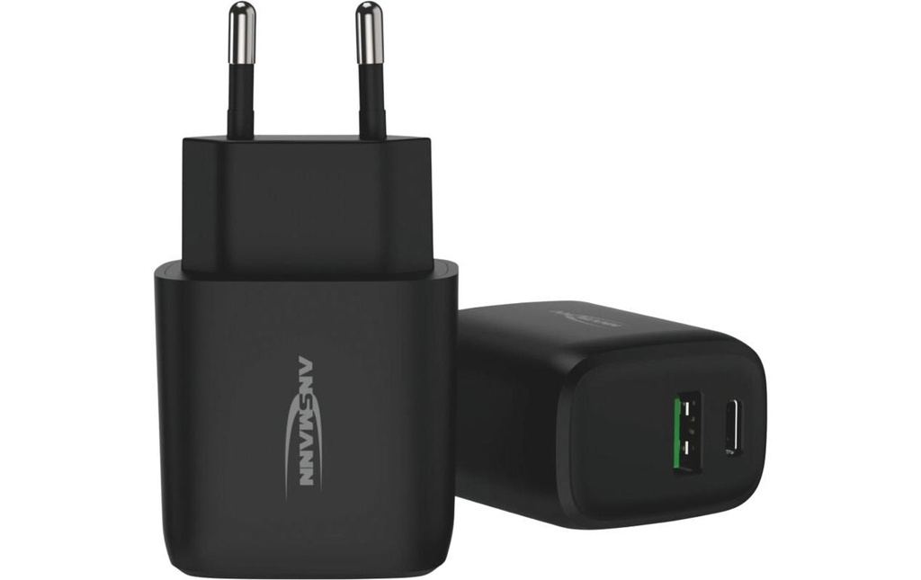 Ansmann Chargeur mural USB Home Charger HC218PD, 18 W, noir