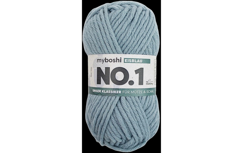 myBoshi Laine N°1 Bleu glacier 50 g, 55 m