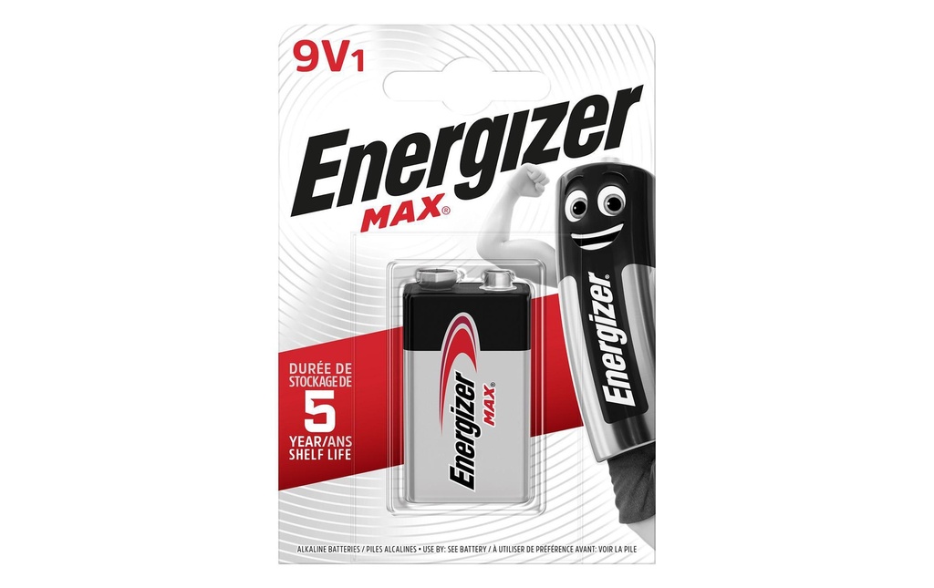 Energizer Pile MAX 9V E-Block , 1 Pièce/s