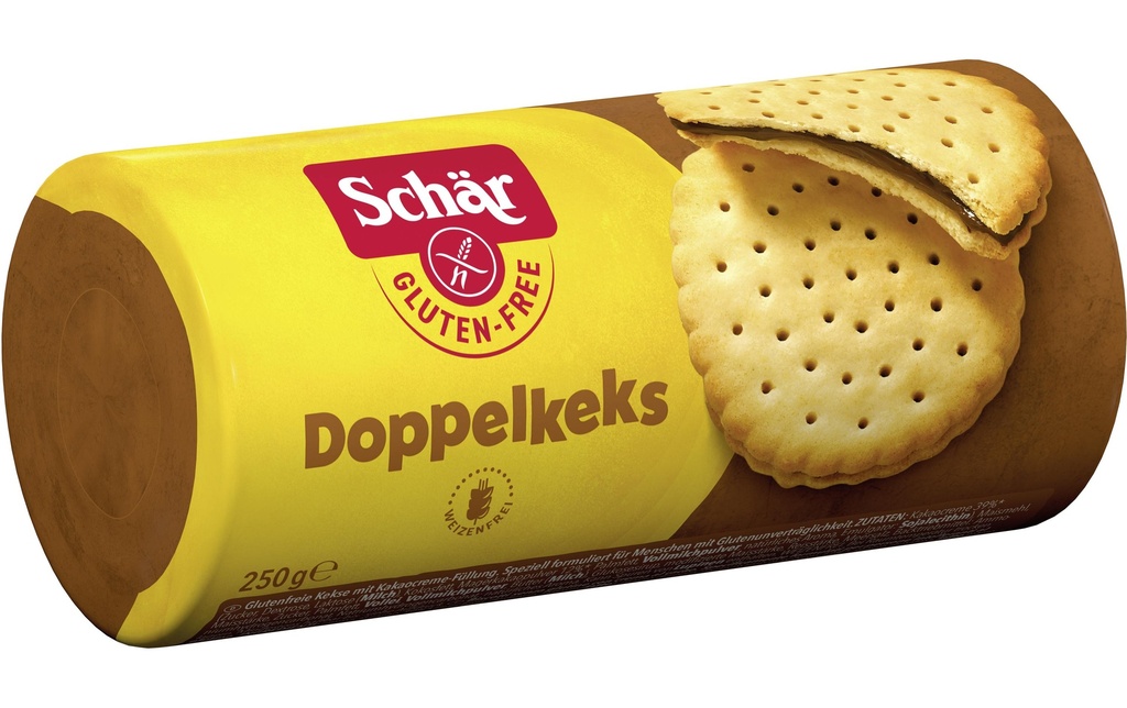 Dr.Schär Petits gâteaux Double biscuit sans gluten 250 g