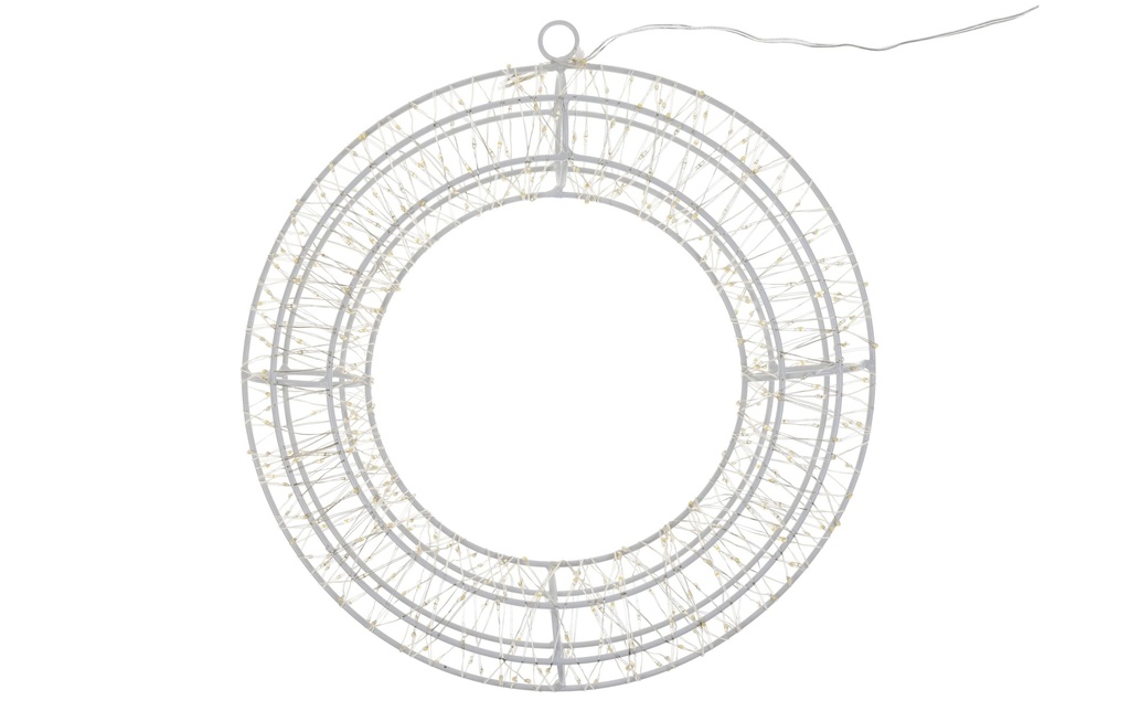 COCON Anneau LED 3D, métal, Ø 30 cm