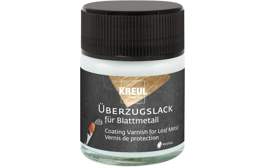 Kreul Agent de fixation Vernis de revêtement pour feuilles métalliques 50 ml