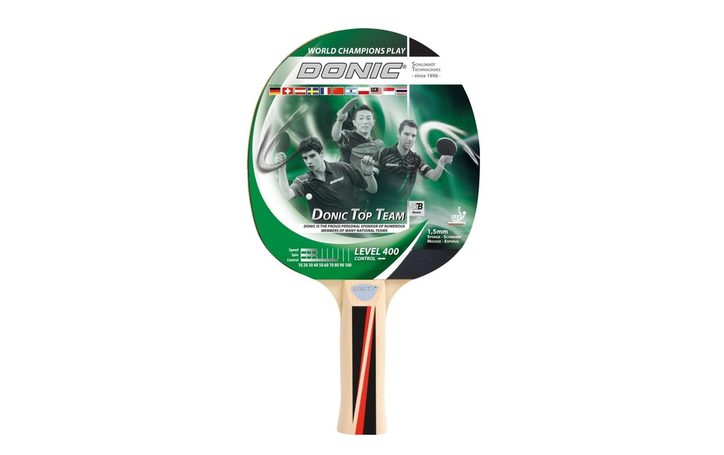DONIC Schildkröt Raquette de ping-pong Top Team 400