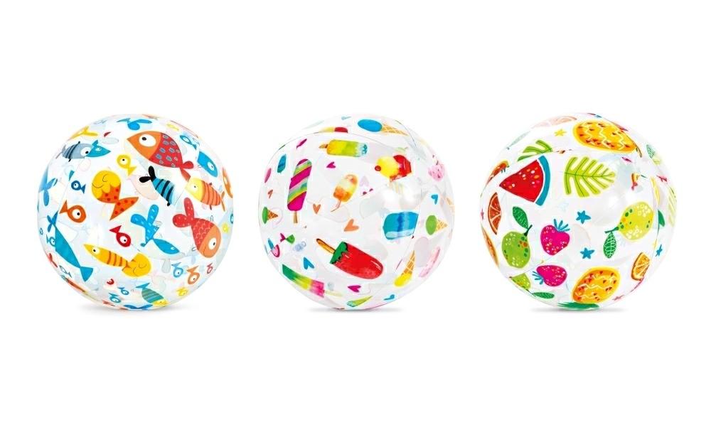 Intex Ballon de plage Lively Print assorti