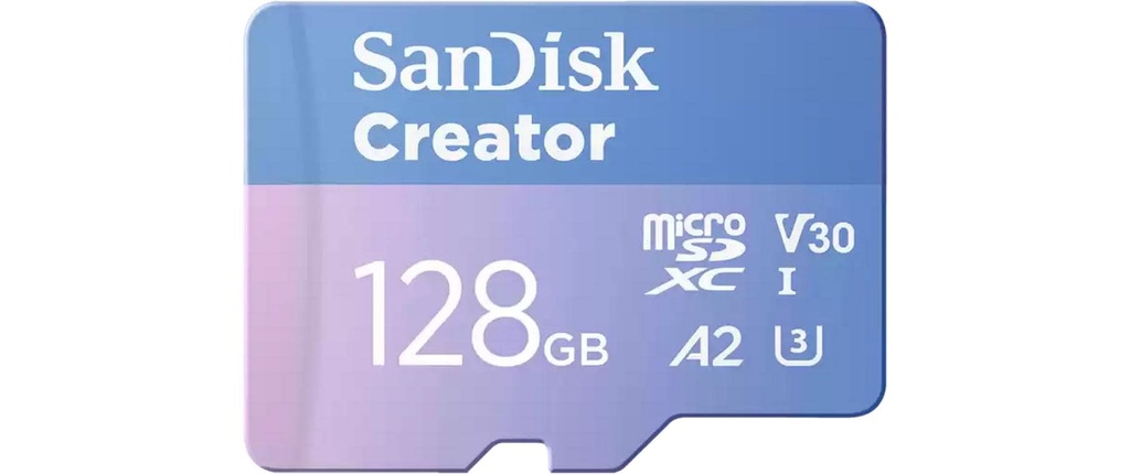 SanDisk Carte microSDXC Creator UHS-I 128 GB