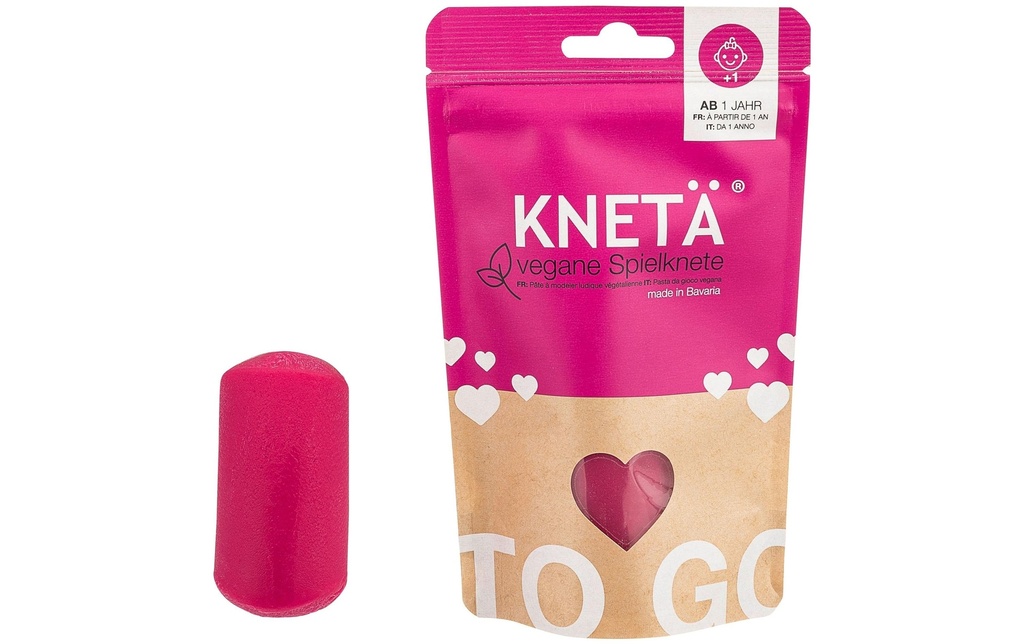 KNETÄ Pâte à modeler ludique végane rose 100 g