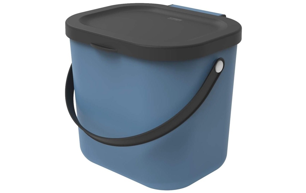 Rotho Bacs de recyclage Albula 6 l, Bleu horizon