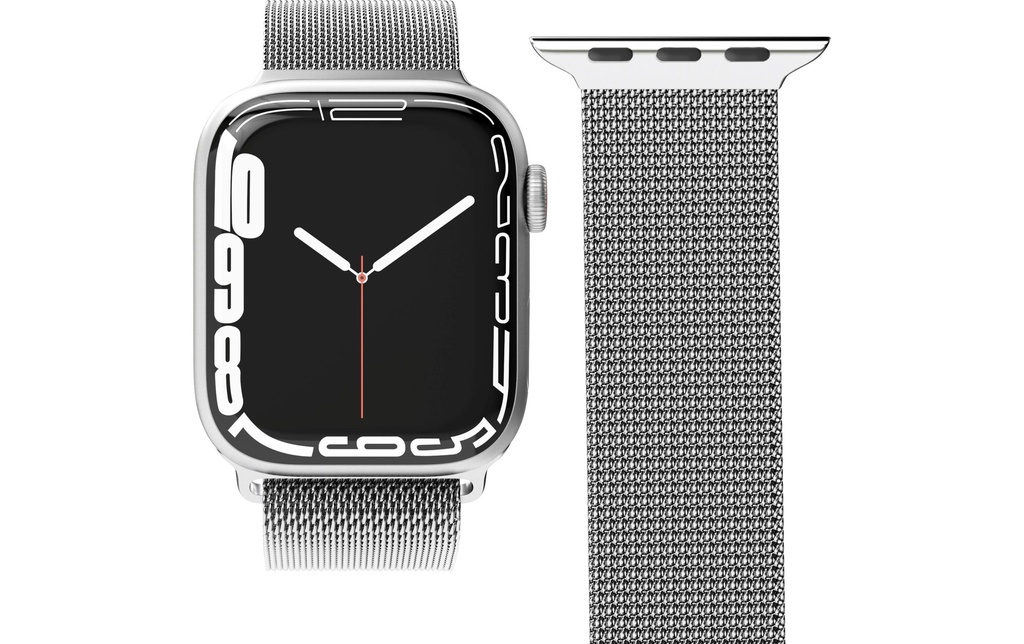 Vonmählen Bracelet Milanese Loop Apple Watch 44/45/46/49 mm Silver