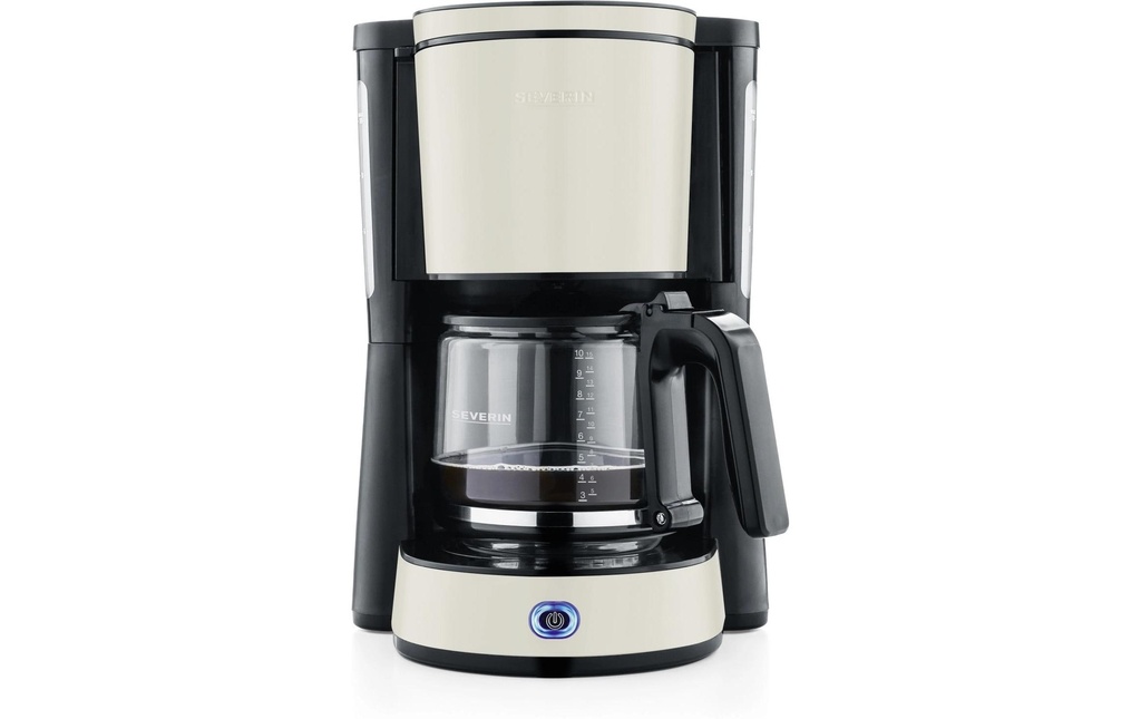 Severin Cafetière filtre KA 9575 Beige/Noir