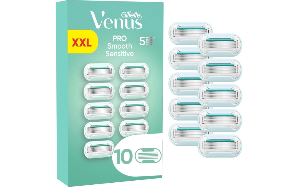Gillette Venus Lames de rasoir Pro Smooth Sensitive 10 Pièce/s