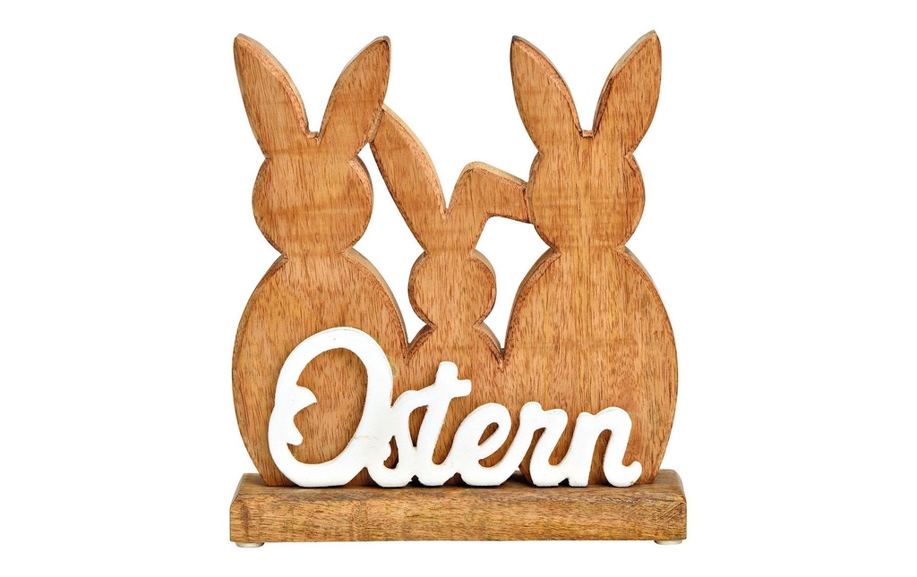 G. Wurm Objet à exposer Lapin avec inscription Pâques 1 Pièce/s, Nature