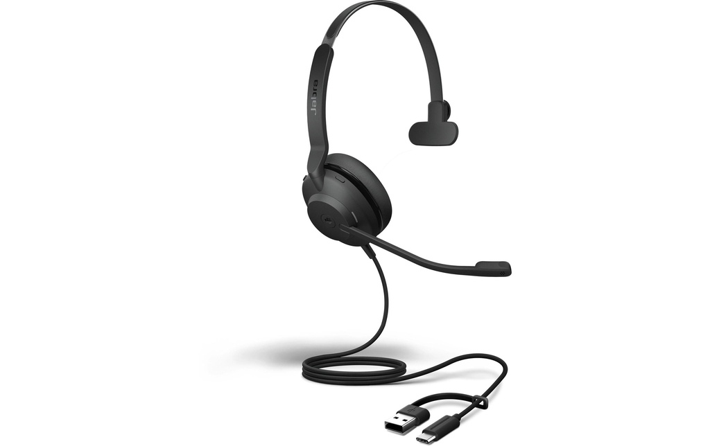 Jabra Casque avec micro Evolve2 30 SE Mono MS USB C/A