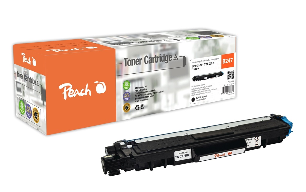 Peach Toner Brother TN-247BK Noir