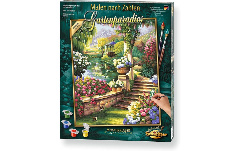 Schipper Peinture avec chiffres Jardin paradisiaque
