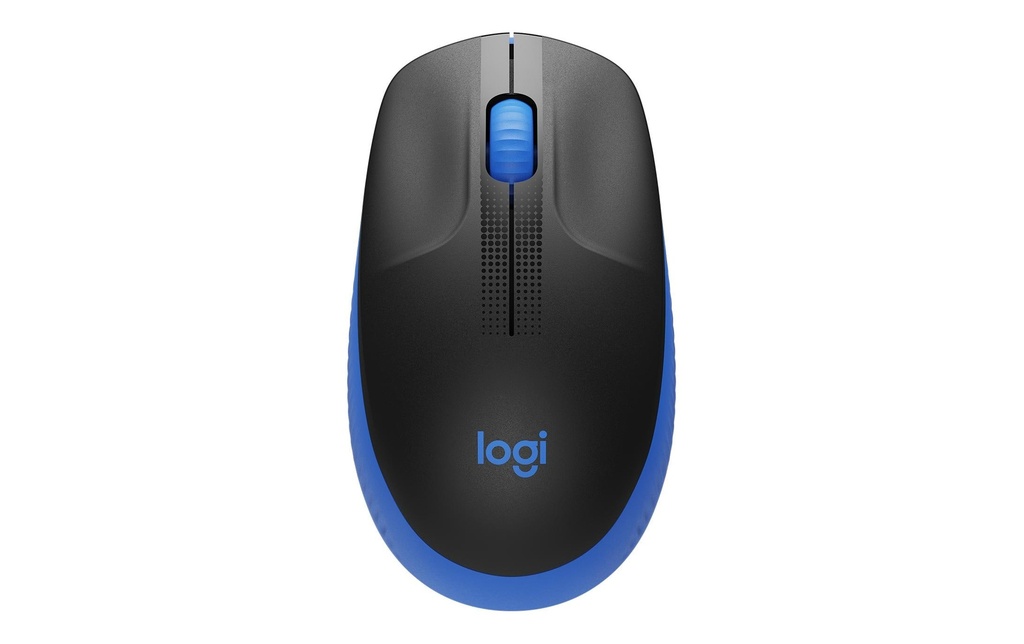 Logitech Souris M190 Bleu/Noir, sans fil