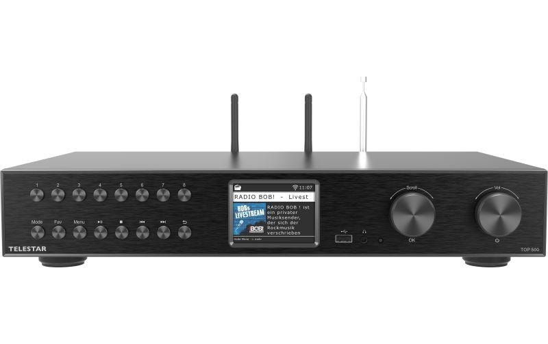Telestar Lecteur audio réseau TOP 500 Noir