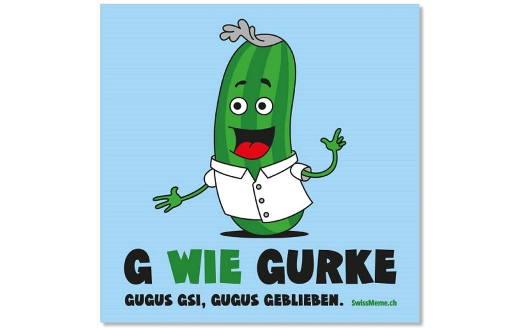 Swissmeme Mini livret G comme concombre