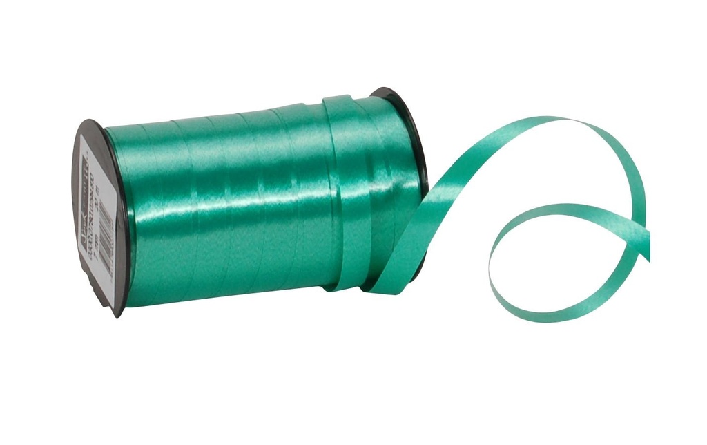 Spyk Ruban cadeau Poly Lisse 7 mm x 20 m, Vert