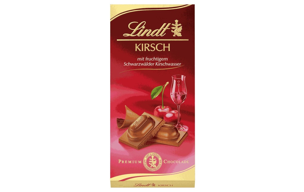 Lindt Tablette de chocolat Lait Kirsch 100 g