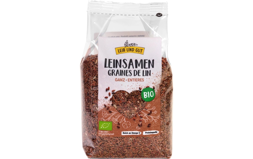 Leib und Gut Graines de lin bio 400 g