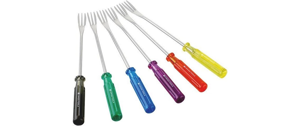 PB Swiss Tools Fourchette à fondue au fromage 6 Personnes