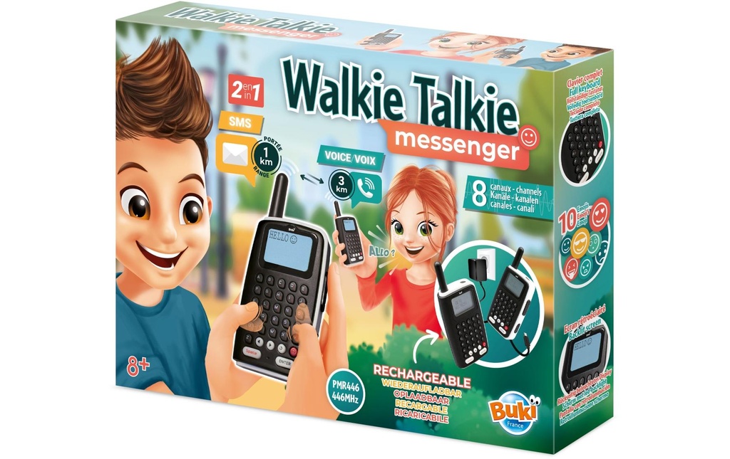 Buki Services de secours Walkie Talkie Messenger
