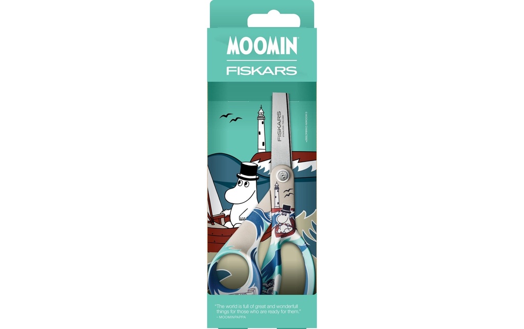 Fiskars Ciseaux Universal MoominPappa 21 cm, turquoise