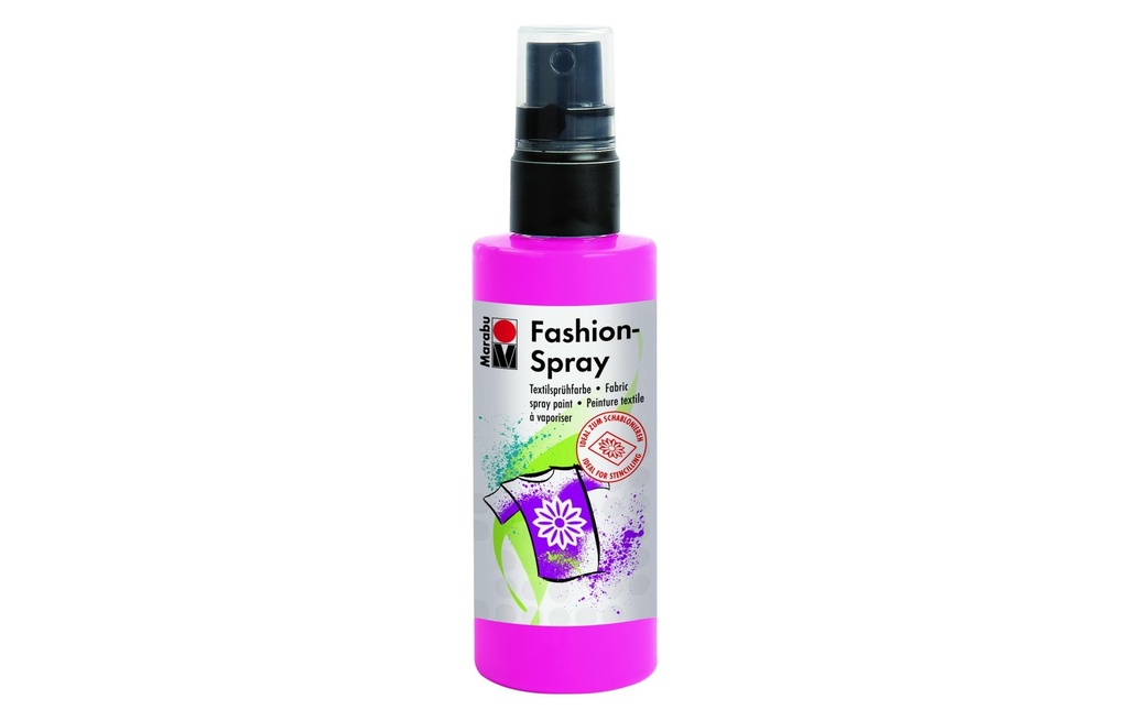 Marabu Peinture pour textile Fashion Spray 100 ml, Rose
