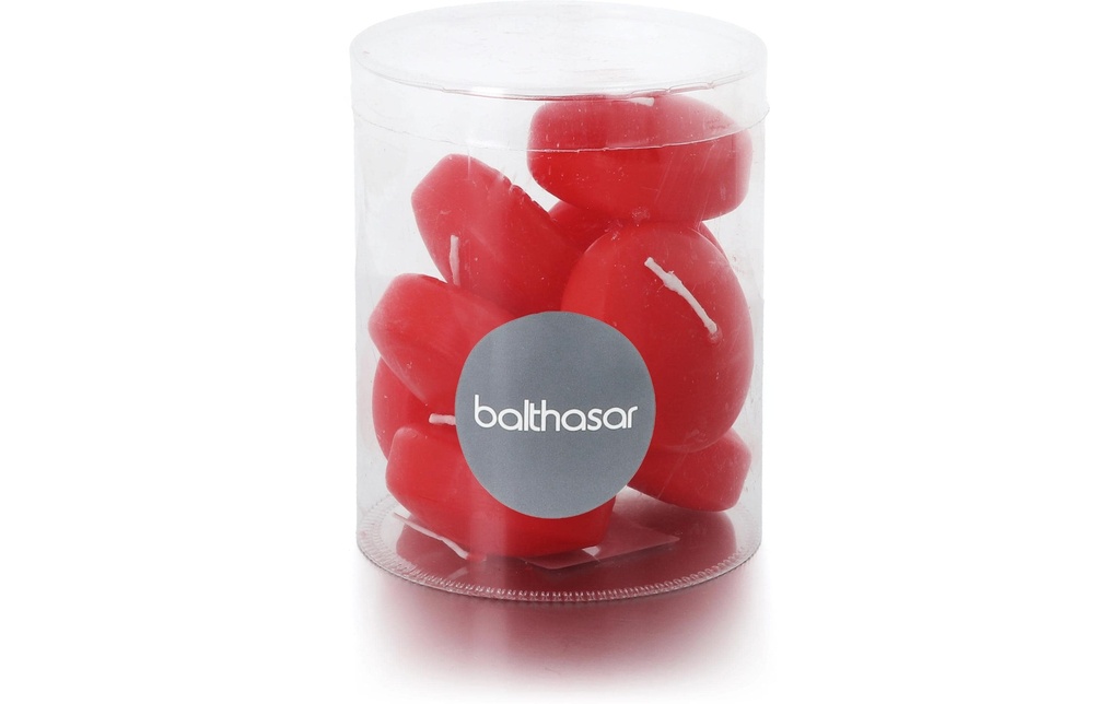 balthasar Bougies flottantes 2.8 cm x 4.9 cm,  Rouge ,  8 pièces