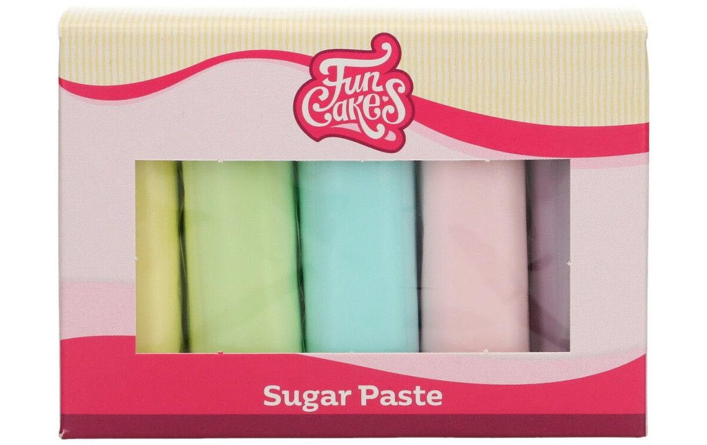 Funcakes Pâte à sucre FunCakes Couleurs pastel 5 rouleaux