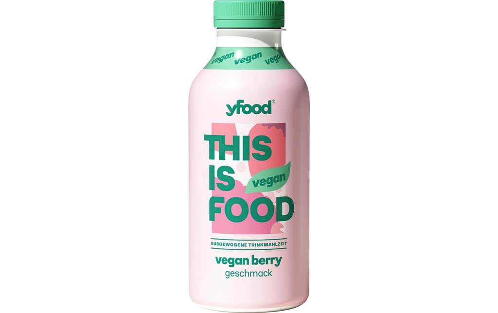 YFOOD Repas à boire végan aux baies 500 ml