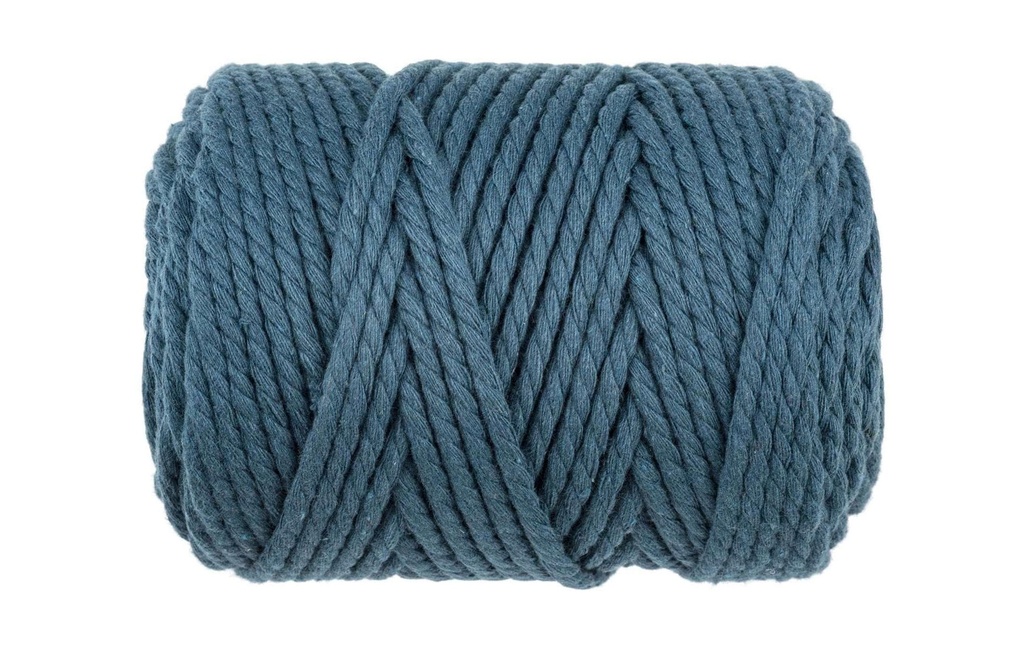 Glorex Laine Macramee Rope torsadé 85 m x 5 mm, 500g, turquoise